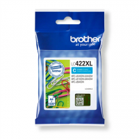 Brother LC422XLC Ink Cartridge, Cyan