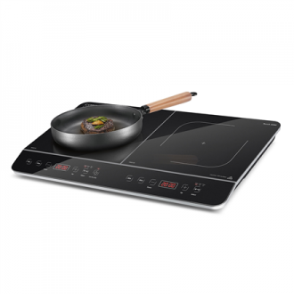 Caso Hob Touch 3500 Induction, Number of burners/cooking zones 2, Touch control, Timer, Black, Display Caso Hob Touch 3500 Induction, Number of burners/cooking zones 2, Touch control, Timer, Black, Display