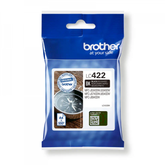 Brother LC422BK Ink Cartridge, Black Brother LC422BK Ink Cartridge, Black