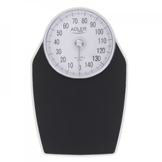 Adler Mechanical Bathroom Scale AD 8177 Maximum weight (capacity) 150 kg, Accuracy 1000 g, Black