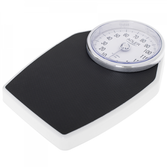 Adler Mechanical Bathroom Scale AD 8177 Maximum weight (capacity) 150 kg, Accuracy 1000 g, Black