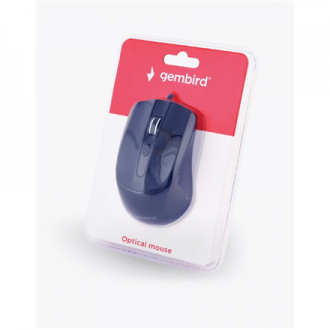 Gembird MUS-4B-01 Optical Mouse, Black, USB