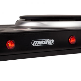 Mesko Electric stove MS 6509 Number of burners/cooking zones 2, Black, Electric Mesko Electric stove MS 6509 Number of burners/cooking zones 2, Black, Electric