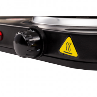 Mesko Electric stove MS 6509 Number of burners/cooking zones 2, Black, Electric Mesko Electric stove MS 6509 Number of burners/cooking zones 2, Black, Electric