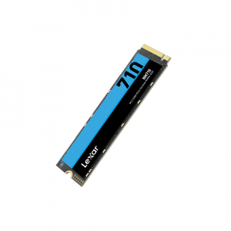 Lexar M.2 NVMe SSD NM710 500 GB, SSD form factor M.2 2280, SSD interface PCIe Gen4x4, Write speed 2600 MB/s, Read speed 5000 MB/