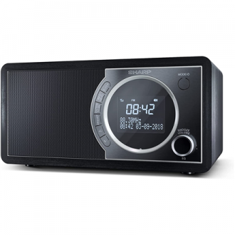 Sharp DR-450(BK) Digital Radio, FM/DAB/DAB+, Bluetooth 4.2, Alarm function, Midnight Black Sharp DR-450(BK) Digital Radio, FM/DAB/DAB+, Bluetooth 4.2, Alarm function, Midnight Black