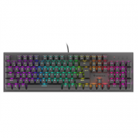 Genesis THOR 303, Mechanical Gaming Keyboard, RGB LED light, US, Black, Wired, USB Type-A