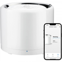 PETKIT Smart Pet Drinking Fountain W4X Eversweet Wireless (Wireless Pump) Capacity 1.8 L, Material Stainless Steel, ABS, White PETKIT Smart Pet Drinking Fountain W4X Eversweet Wireless (Wireless Pump) Capacity 1.8 L, Material Stainless Steel, ABS, White