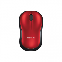 Logitech Mouse M185 Wireless, No, Red, Yes, Wireless connection