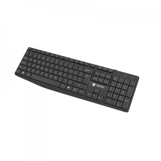 Natec Keyboard and Mouse Squid 2in1 Bundle Keyboard and Mouse Set, Wireless, US, Black