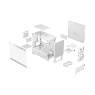 Fractal Design Pop Mini Air RGB White TG Clear Tint, mATX, Mini ITX, Power supply included No Fractal Design Pop Mini Air RGB White TG Clear Tint, mATX, Mini ITX, Power supply included No