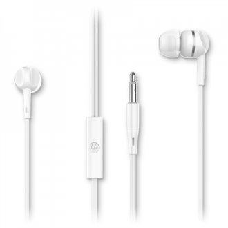 Motorola Headphones Earbuds 105 Built-in microphone, In-ear, 3.5 mm plug, White