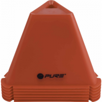 Pure2Improve Triangle Cones Set of 6 Red