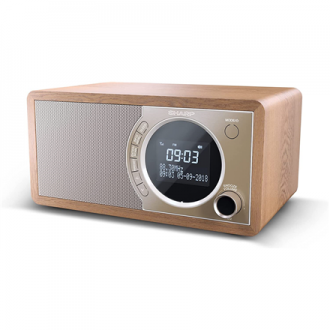 Sharp DR-450(BR) Digital Radio, FM/DAB/DAB+, Bluetooth 4.2, Alarm function, Brown Sharp DR-450(BR) Digital Radio, FM/DAB/DAB+, Bluetooth 4.2, Alarm function, Brown