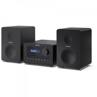Sharp XL-B520D(BK) Tokyo Hi-Fi Micro System 2.0, FM/DAB/DAB+/USB, CD, Bluetooth 5.0, Aux-in, Black Sharp XL-B520D(BK) Tokyo Hi-Fi Micro System 2.0, FM/DAB/DAB+/USB, CD, Bluetooth 5.0, Aux-in, Black