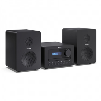 Sharp XL-B520D(BK) Tokyo Hi-Fi Micro System 2.0, FM/DAB/DAB+/USB, CD, Bluetooth 5.0, Aux-in, Black Sharp XL-B520D(BK) Tokyo Hi-Fi Micro System 2.0, FM/DAB/DAB+/USB, CD, Bluetooth 5.0, Aux-in, Black