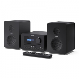 Sharp XL-B520D(BK) Tokyo Hi-Fi Micro System 2.0, FM/DAB/DAB+/USB, CD, Bluetooth 5.0, Aux-in, Black Sharp XL-B520D(BK) Tokyo Hi-Fi Micro System 2.0, FM/DAB/DAB+/USB, CD, Bluetooth 5.0, Aux-in, Black