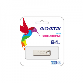 ADATA UV210 64 GB, USB 2.0, Silver ADATA UV210 64 GB, USB 2.0, Silver