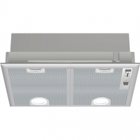 Bosch Hood Serie 4 DHL555BL Canopy, Energy efficiency class C, Width 50 cm, 590 m /h, Mechanical control, Silver, LED, Made in G