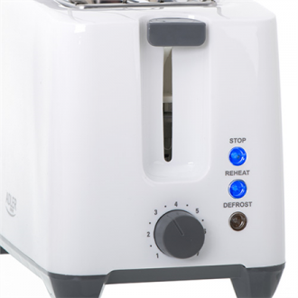 Adler Toaster AD 3216 Power 750 W, Number of slots 2, Housing material Plastic, White Adler Toaster AD 3216 Power 750 W, Number of slots 2, Housing material Plastic, White