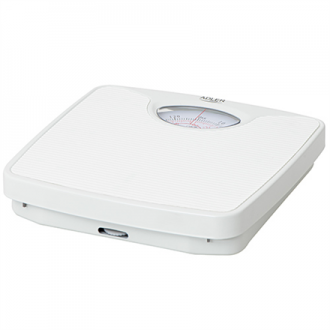 Adler Mechanical bathroom scale AD 8151w Maximum weight (capacity) 130 kg, Accuracy 1000 g, White