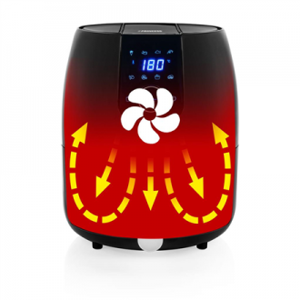 Princess Digital Aerofryer XXL 182025 Power 1500 W, Capacity 4.5 L, Black