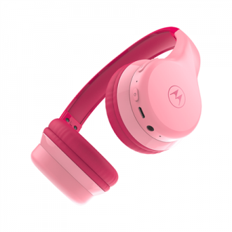 Motorola Kids Headphones Moto JR300 Built-in microphone, Over-Ear, Wireless, Bluetooth, Pink