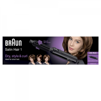 Braun Hair Styler AS110 Satin Hair 1 200 W, Black