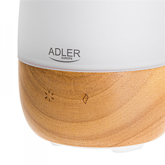 Adler Ultrasonic Aroma Diffuser AD 7967 Ultrasonic, Suitable for rooms up to 25 m , Brown/White