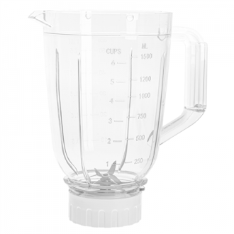 Adler Blender with jar AD 4085 Tabletop, 1000 W, Jar material Plastic, Jar capacity 1.5 L, White