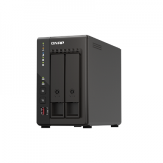 QNAP 2-Bay desktop NAS TS-253E-8G J6412 4-core, Processor frequency 2.6 GHz, 8 GB, 2 x HDMI 1.4b, 2x M.2 2280 PCIe slots, 2x USB