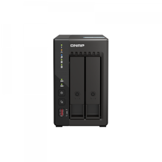 QNAP 2-Bay desktop NAS TS-253E-8G J6412 4-core, Processor frequency 2.6 GHz, 8 GB, 2 x HDMI 1.4b, 2x M.2 2280 PCIe slots, 2x USB