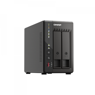 QNAP 2-Bay desktop NAS TS-253E-8G J6412 4-core, Processor frequency 2.6 GHz, 8 GB, 2 x HDMI 1.4b, 2x M.2 2280 PCIe slots, 2x USB