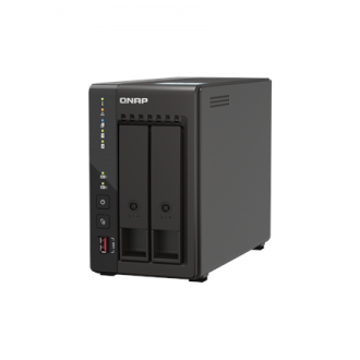 QNAP 2-Bay desktop NAS TS-253E-8G J6412 4-core, Processor frequency 2.6 GHz, 8 GB, 2 x HDMI 1.4b, 2x M.2 2280 PCIe slots, 2x USB
