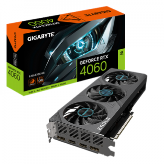 Gigabyte GV-N4060EAGLE OC-8GD 1.0 NVIDIA, 8 GB, GeForce RTX 4060, GDDR6