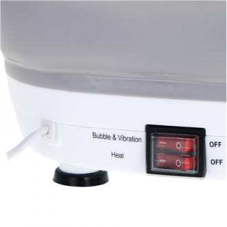 Camry Foot massager CR 2174 Bubble function, Heat function, White/Silver