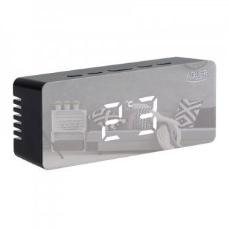 Adler Alarm Clock AD 1189B Black Adler Alarm Clock AD 1189B Black