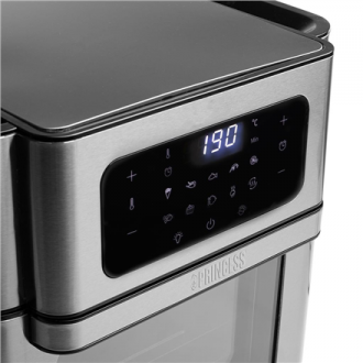 Princess Aerofryer Oven 182065 Power 1500 W, Capacity 10 L, Black/Stainless Steel