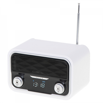 Adler Bluetooth Radio AD 1185 Display LCD, AUX in, White Adler Bluetooth Radio AD 1185 Display LCD, AUX in, White