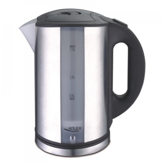 Adler Kettle AD 1216 Standard, Stainless steel, Stainless steel, 2000 W, 360 rotational base, 1.7 L Adler Kettle AD 1216 Standard, Stainless steel, Stainless steel, 2000 W, 360 rotational base, 1.7 L