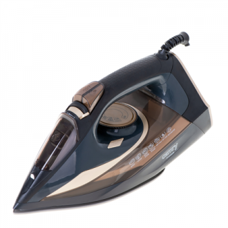 Camry Steam Iron CR 5036 3400 W, Water tank capacity 360 ml, Continuous steam 50 g/min, Black/Gold Camry Steam Iron CR 5036 3400 W, Water tank capacity 360 ml, Continuous steam 50 g/min, Black/Gold