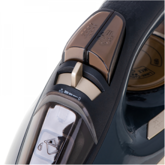 Camry Steam Iron CR 5036 3400 W, Water tank capacity 360 ml, Continuous steam 50 g/min, Black/Gold Camry Steam Iron CR 5036 3400 W, Water tank capacity 360 ml, Continuous steam 50 g/min, Black/Gold