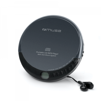 Muse Portable CD/MP3 Player With Anti-shock M-900 DM Black Muse Portable CD/MP3 Player With Anti-shock M-900 DM Black