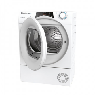 Candy Dryer Machine RO4 H7A1TEX-S Energy efficiency class A+, Front loading, 7 kg, LCD, Depth 46.5 cm, Wi-Fi, White