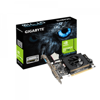 Gigabyte GV-N710D3-2GL 2.0 NVIDIA, 2 GB, GeForce GT 710, DDR3, PCI Express 2.0, Cooling type Active, HDMI ports quantity 1, Memo