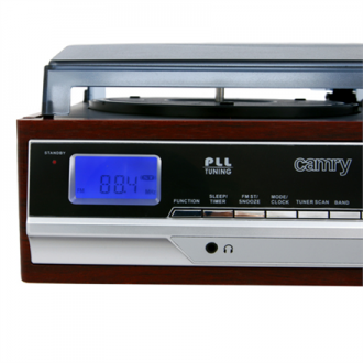 Camry Turntable CR 1168 Bluetooth, USB port, AUX in, Brown Camry Turntable CR 1168 Bluetooth, USB port, AUX in, Brown
