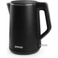 Gorenje Kettle K15DWBK Electric, 2200 W, 1.5 L, Stainless steel, 360 rotational base, Black