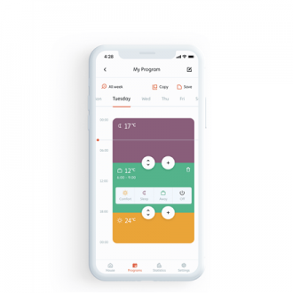 Mill Heater OIL1500WIFI3 GEN3 Oil Filled Radiator, 1500 W, Number of power levels 3, Suitable for rooms up to 25 m , White/Black