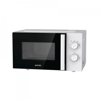Gorenje Microwave Oven MO20E1WH Free standing, 20 L, 800 W, Grill, White