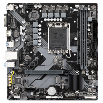 Gigabyte B760M H DDR4 1.0 M/B Processor family Intel, Processor socket LGA1700, DDR4 DIMM, Memory slots 2, Supported hard disk d Gigabyte B760M H DDR4 1.0 M/B Processor family Intel, Processor socket LGA1700, DDR4 DIMM, Memory slots 2, Supported hard disk d
